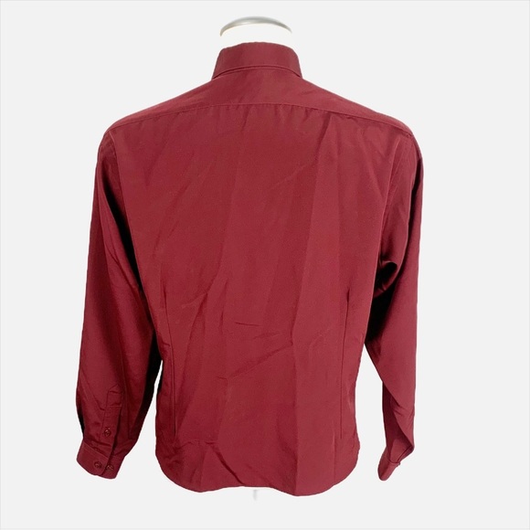 🍷 Maxwell’s Clothiers Burgundy Hand-Tailored Blouse – Silky and Lightweight🍷 - Picture 3 of 8